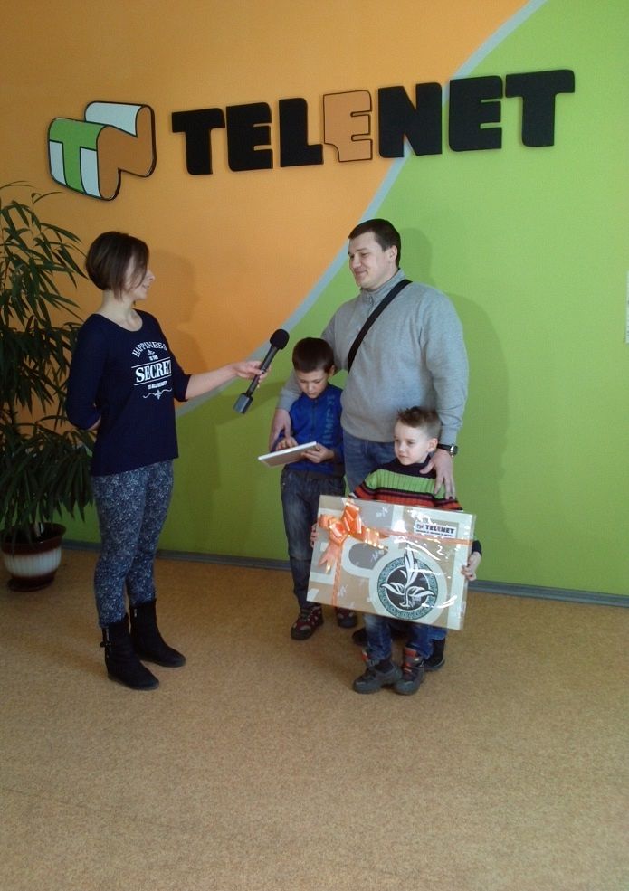 Первые абоненты продолжают получать подарки от TELENET!